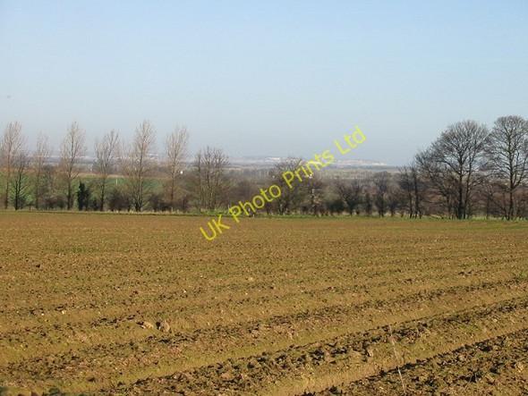 Photo 6"x4" View looking NE across farmland Great Mongeham c2007