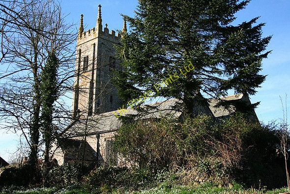 Photo 6"x4" Broadwoodkelly: All Saints\u00e2\u0080\u0099 Church Broadwoodkelly c2007