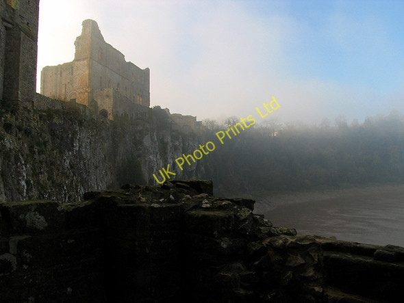 Photo 6"x4" Winter Mist at Chepstow Castle Chepstow\/Cas-Gwent c2007