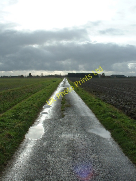 Photo 6"x4" Track near Common Farm, Upwell Upwell c2007