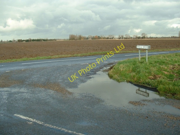 Photo 6"x4" Road junction - Moll's Drove Collett's Br c2007