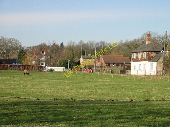 Photo 6"x4" The old school and Parsonage Farm Bekesbourne c2007