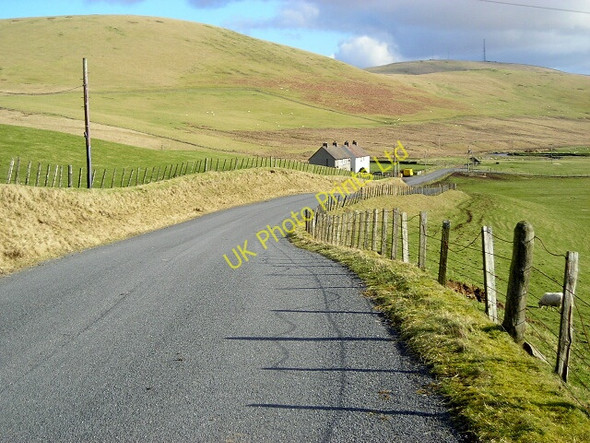 Photo 6"x4" Manse Road Near Crawfordjohn Crawfordjohn c2007