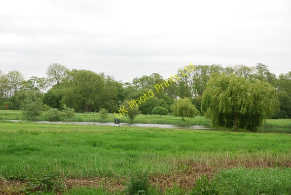 Photo 6"x4" Water hazard on the Riverside Course Canford Magna c2007