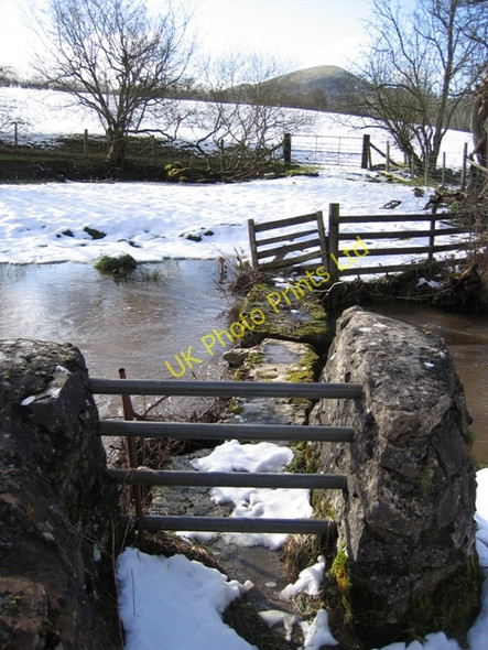 Photo 6"x4" Ancient Stone Clapper Bridge. Bryn-yr-ogof c2007