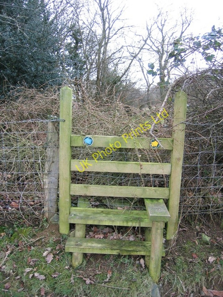 Photo 6"x4" Stile below Bryn Golau Pen-y-felin\/SJ1569 c2007