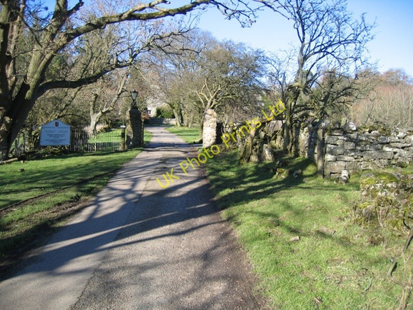 Photo 6"x4" Entrance Gateway to Bodidris Hall Hotel Gwernol c2007