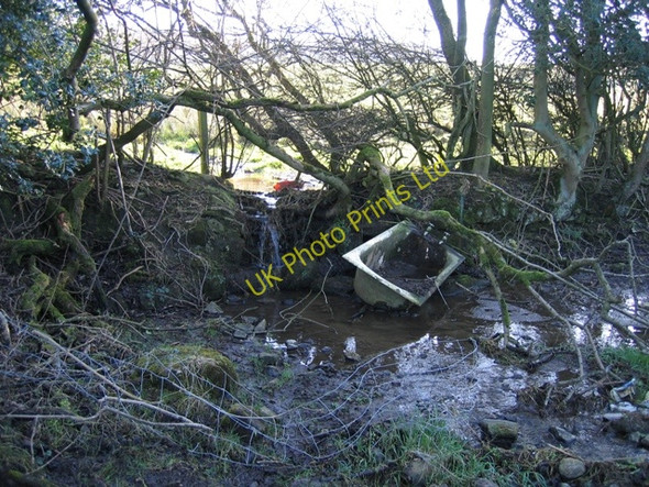 Photo 6"x4" Stream and a Bath on the Clwydian Way Gwernol c2007