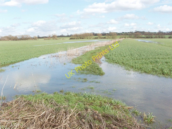 Photo 6"x4" Flooded footpath by Sparsey Bridge Kidlington c2007