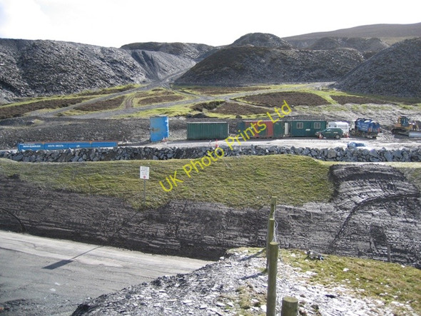Photo 6"x4" Moel y Faen Slate Quarry and Spoil Heaps Pentredwr c2007