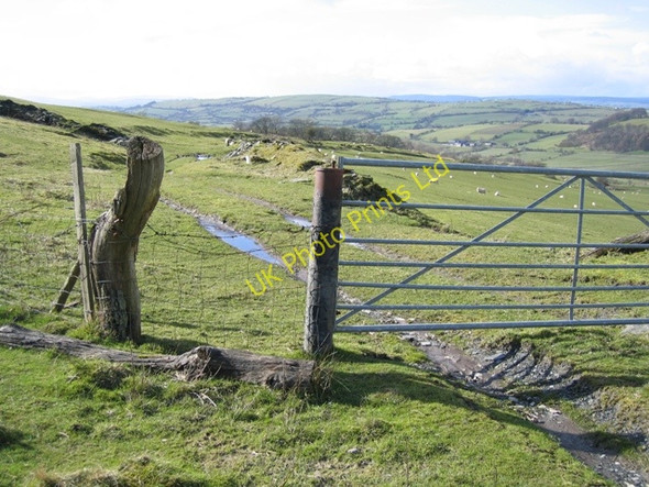 Photo 6"x4" Gate and Track to Hafod-lwyd Pentredwr c2007