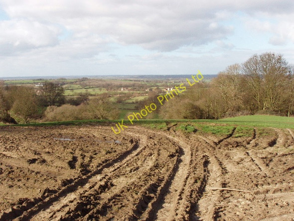 Photo 6"x4" Churned up field, view towards Noke Beckley\/SP5610 c2007