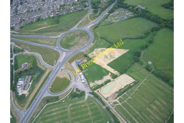 Photo 6"x4" New Cophall roundabout at Polegate Polegate c2005