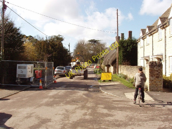 Photo 6"x4" Sewer works at Weston-on-the-Green Weston-on-the-Green c2007