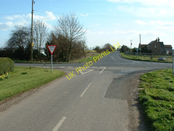 Photo 6"x4" Crossroads on Hospital Drove Little Sutton\/TF4522 c2007