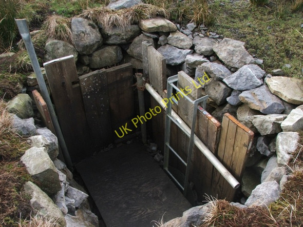 Photo 6"x4" Pothole Entrance near Gaping Gill. Newby Cote c2007