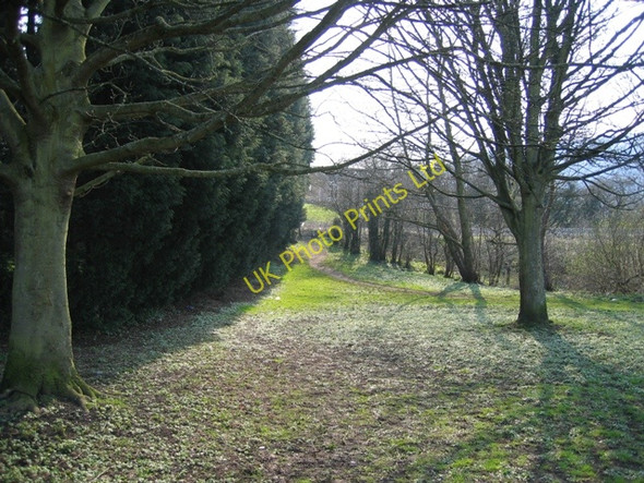 Photo 6"x4" Footpath from Hope Recreation Ground Caergwrle c2007