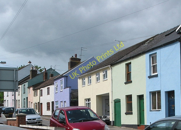 Photo 6"x4" Row of cottages, Ross-on-Wye Ross-on-Wye c2007