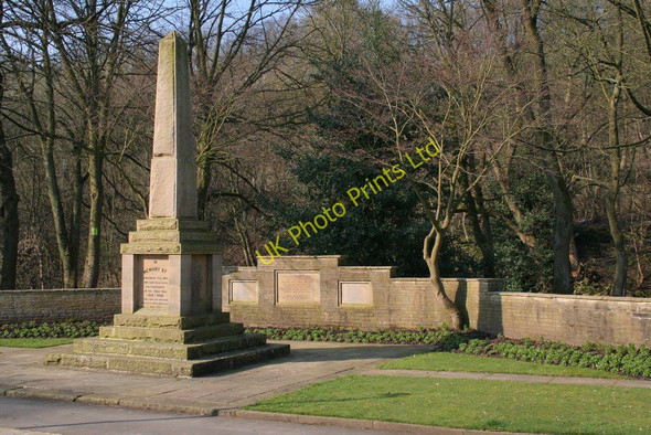 Photo 6"x4" War Memorial, Luddendenfoot Boulder Clough c2007