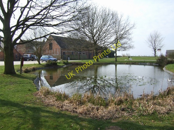 Photo 6"x4" Duck pond and car park at Boscobel House Bishops Wood c2007