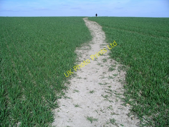Photo 6"x4" Public footpath Hartshorne c2007
