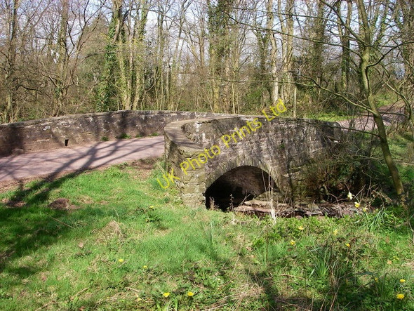 Photo 6"x4" Bridge over Nant Cwm Llwch Llanspyddid c2007