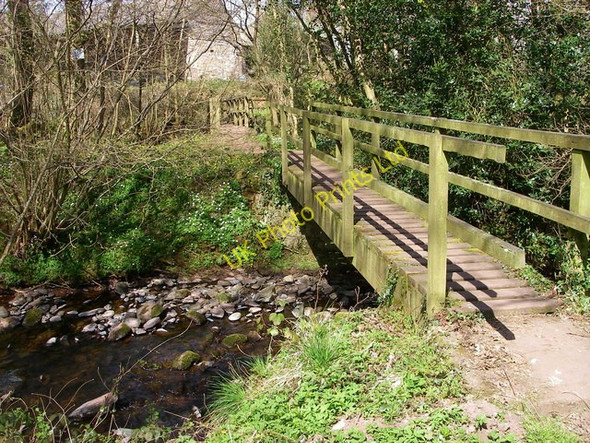 Photo 6"x4" Afon Tarell footbridges Llanspyddid c2007