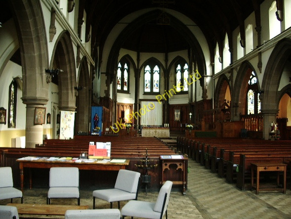 Photo 6"x4" Interior of Church of St Chrysostom Rusholme\/SJ8695 c2006