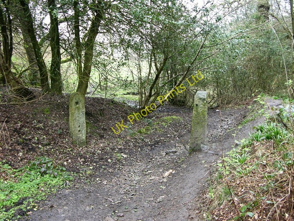 Photo 6"x4" Old Gateway near Wayoh Reservoir Edge Fold\/SD7218 c2007