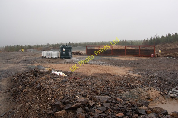 Photo 6"x4" Quarry for Ben Aketil power station Blackhill\/NG3450 c2007