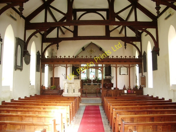 Photo 6"x4" Interior of St John the Baptist Garsdale Garsdale\/SD7489 c2007