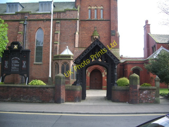 Photo 6"x4" Lych gate, St Peters RC Church, Lytham Lytham c2007