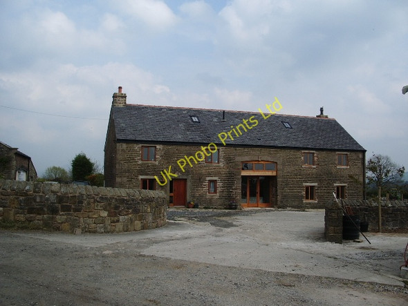 Photo 6"x4" Lambing Clough Barn Hurst Green\/SD6838 c2007