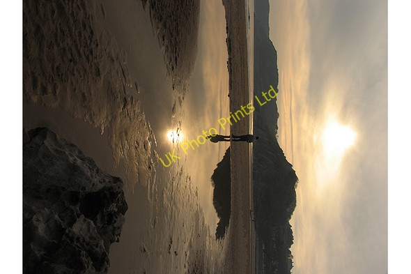 Photo 6"x4" Meta Reflecting: Caswell Bay Caswell\/SS5987 c2007