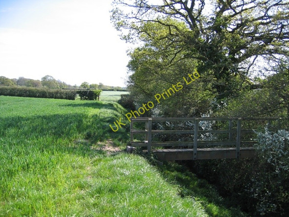 Photo 6"x4" Footpath and Bridge Stile Barton\/SJ4454 c2007