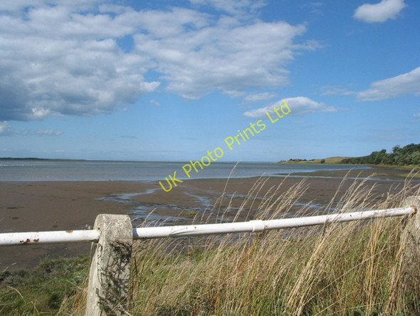 Photo 6"x4" Tide going out, Budle Bay Spindlestone c2003