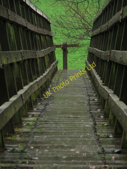 Photo 6"x4" Footbridge over the River Wharfe Starbotton c2007