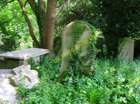 Photo 6"x4" Headstone of W Smith, St John sub Castro Graveyard Lewes c2007