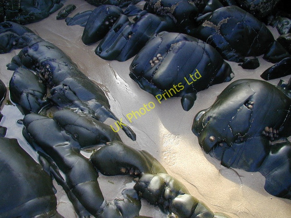 Photo 6"x4" Marloes Sands detail Marloes c2001