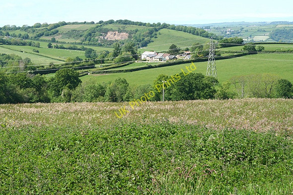 Photo 6"x4" Swimbridge: towards Wrimstone Cobbaton c2007
