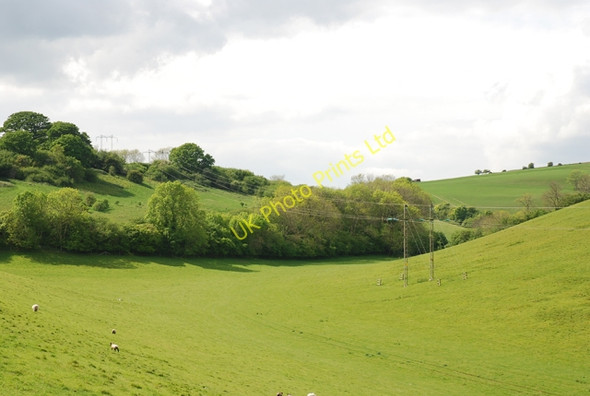 Photo 6"x4" Top end of Coombe Bottom Turnworth c2007