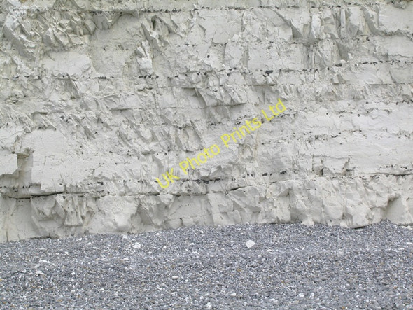 Photo 6"x4" Cliff face Birling Gap c2007