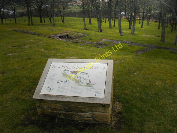 Photo 6"x4" Bar Hill Roman fort bath house Blackwood\/NS7274 c2006