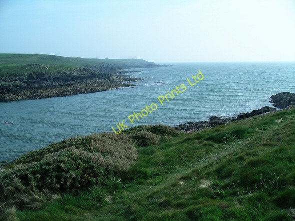 Photo 6"x4" Porth Trecastell, or Cable Bay, looking SSW Bryn Du\/SH3472 c2007