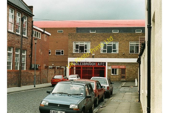 Photo 6"x4" Ayresome Park main entrance Linthorpe c1995