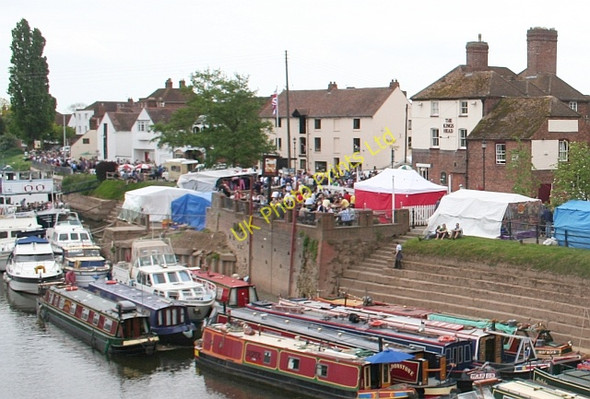 Photo 6"x4" Crowded Quayside, Upton Folk Festival Upton upon Severn c2007