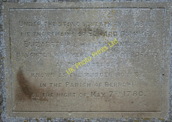Photo 6"x4" Murder, Berrow Church Berrow\/SO7934 c2007