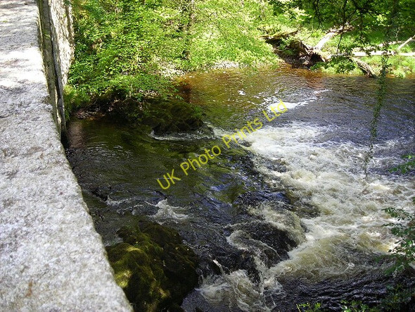 Photo 6"x4" Falls on Palnure Burn at Craignine Bridge Stronord c2007