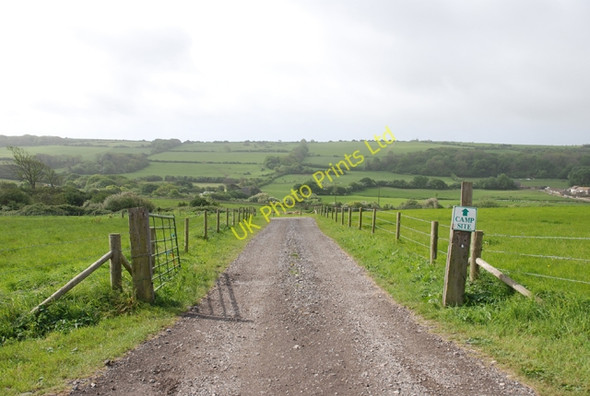 Photo 6"x4" Entrance to Woodyhyde Farm and camp site Harman's Cross c2007