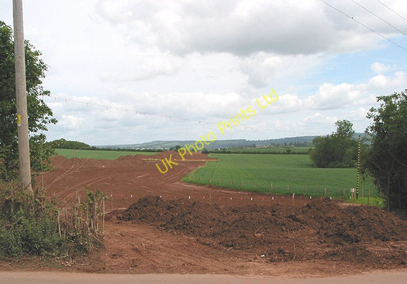 Photo 6"x4" Felindre to Tirley pipeline works SE of Pict's Cross Sellack c2007